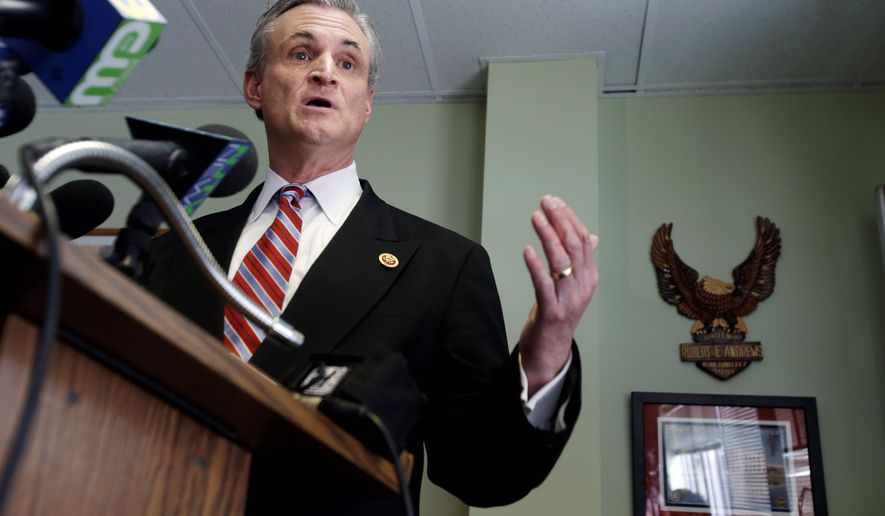 Former Rep. Robert E. Andrews of New Jersey pressed the VA to overturn the moratorium on using FedBid for reverse auctions. Emails show Mr. Andrews received over $11,000 from FedBid in campaign contributions. (Associated Press)