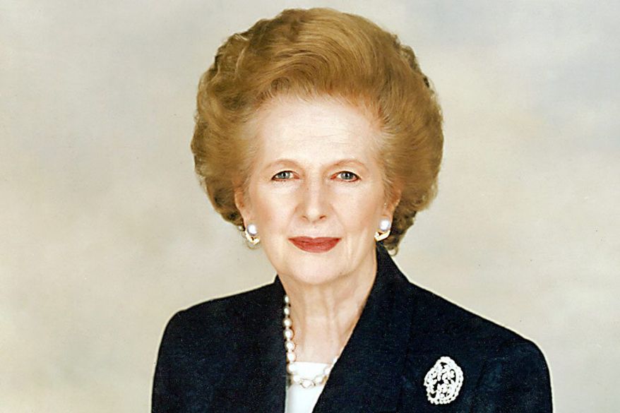 Wave of the future? &quot;The Thatcher,&quot; a hairdo based on Margaret Thatcher&#39;s refined and familiar coif, is now popular among the powerful and stylish. (British Foreign &amp; Commonwealth Office)