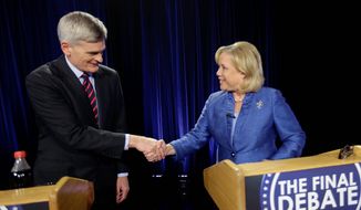 Louisiana&#x27;s Democratic Sen. Mary Landrieu and Republican challenger Rep. Bill Cassidy met Monday in a debate before Saturday&#x27;s runoff election. (Associated Press)