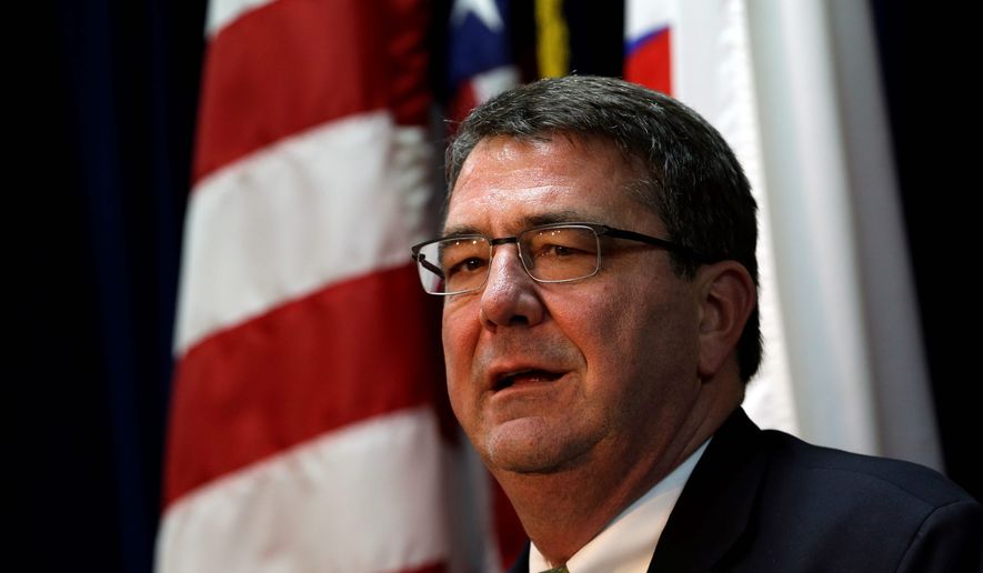 The White House offered praise of Deputy Secretary of Defense Ashton Carter Monday, but would not confirm rumors that he is the front-runner to replace his boss, Defense Secretary Chuck Hagel. The Senate confirmed him for his previous Pentagon post by unanimous consent. (Associated Press)