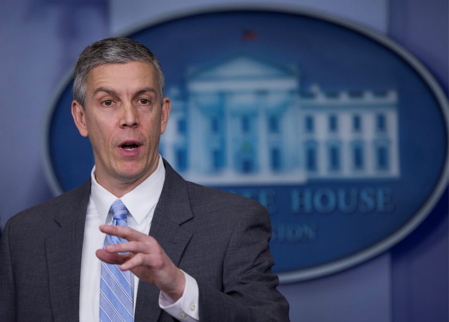 Education Secretary Arne Duncan (pictured) and Agriculture Secretary Thomas J. Vilsack are the last two remaining Cabinet secretaries who have been with President Obama since he first took office in 2009. (Associated Press)