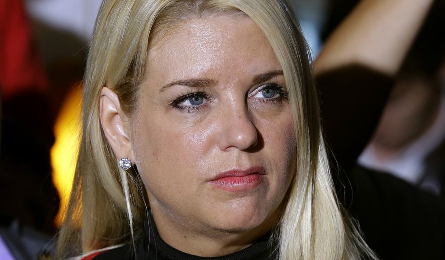 Florida Attorney General Pamela Bondi and other state officials are reviewing the decision by the 11th Circuit Court of Appeals to allow gay marriage to go forward in Florida.   (AP Photo/Chris O&#39;Meara) 