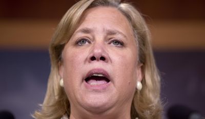 FILE - In this Nov. 18, 2014 file photo, Sen. Mary Landrieu, D-La. speaks on Capitol Hill in Washington. In 2002, a public hospital physician named Bill Cassidy donated to Democratic Sen. Landrieu&#39;s first re-election campaign. A year later, he used a newspaper letter to the editor to lambast Republican gubernatorial candidate Bobby Jindal as a disaster for Louisiana&#39;s health care system. Those days are past for Cassidy, now a Republican congressman who is favored to defeat Landrieu and win election to the Senate in this weekend&#39;s runoff election.   (AP Photo/Carolyn Kaster, File)