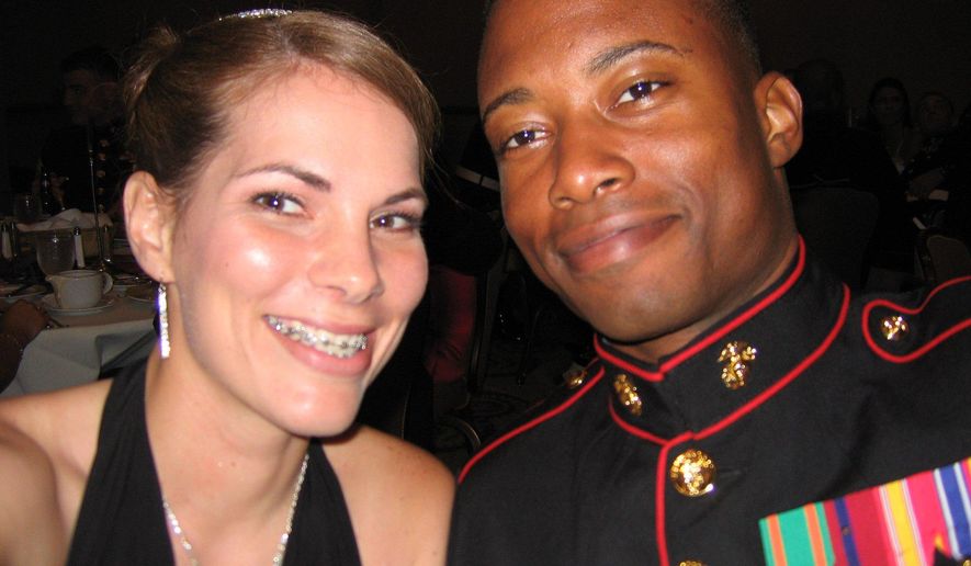 This handout photo provided by Fort and Sara Taylor shows Fort and Sara Taylor of Odenton, Md., in 2007, the year they met, in Hawaii, where they were both based as Marines. A video shot by the Maryland woman who surprised her Marine husband after he served a year in Afghanistan has more than 1 million views on YouTube and counting. Sara Taylor shot the video Nov. 6, when her husband arrived to California's Camp Pendleton from Afghanistan. Taylor flew to the base as a surprise, and says her husband, 31-year-old Fort Taylor, didn't expect to see her until Thanksgiving. (AP Photo)