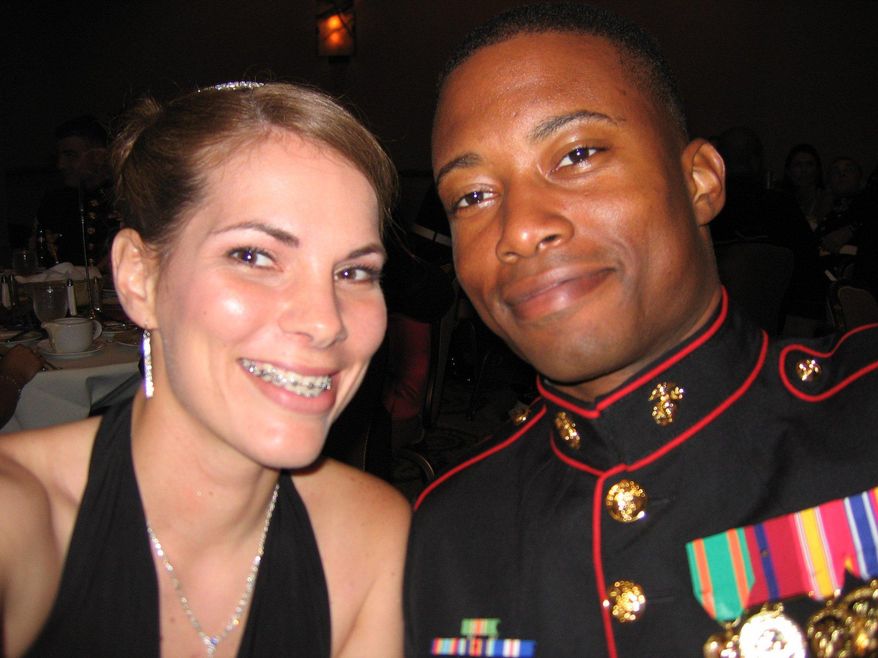 This handout photo provided by Fort and Sara Taylor shows Fort and Sara Taylor of Odenton, Md., in 2007, the year they met, in Hawaii, where they were both based as Marines. A video shot by the Maryland woman who surprised her Marine husband after he served a year in Afghanistan has more than 1 million views on YouTube and counting. Sara Taylor shot the video Nov. 6, when her husband arrived to California's Camp Pendleton from Afghanistan. Taylor flew to the base as a surprise, and says her husband, 31-year-old Fort Taylor, didn't expect to see her until Thanksgiving. (AP Photo)