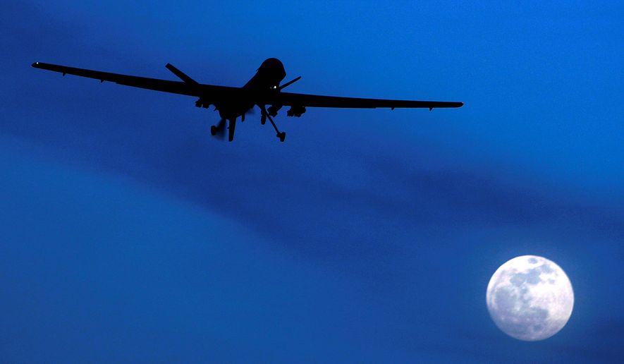 Rep. Duncan Hunter, California Republican and a former Marine combatant in Iraq, said more MQ-1 Predators and the newer, higher-flying MQ-9 Reaper make sense. He said commanders need constant air surveillance to find on-the-move Islamic State fighters. (Associated Press)