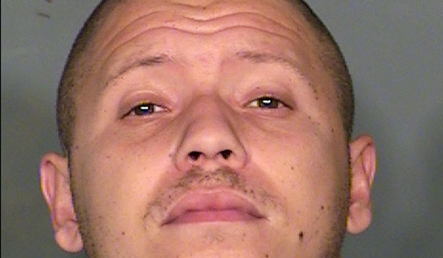 This recent but undated law enforcement booking photo provided by the Las Vegas Metropolitan Police Department, shows Kolby R. Edwards. Edwards, 29, surrendered for arrest at the Clark County jail in Nev., a day after he was identified as the suspect in a fatal weekend shooting in northwest Las Vegas. Records showed that Edwards was arrested Sunday, Dec. 7, 2014, and was being held Tuesday without bail pending an initial court appearance. Police had identified Edwards as the suspect in the early Saturday slaying of 25-year-old Cordan Jamal Swift at an apartment in Las Vegas. Police say Edwards also had been sought on a fugitive warrant issued in Arkansas in an unrelated case. (AP Photo/Las Vegas Metropolitan Police Department)