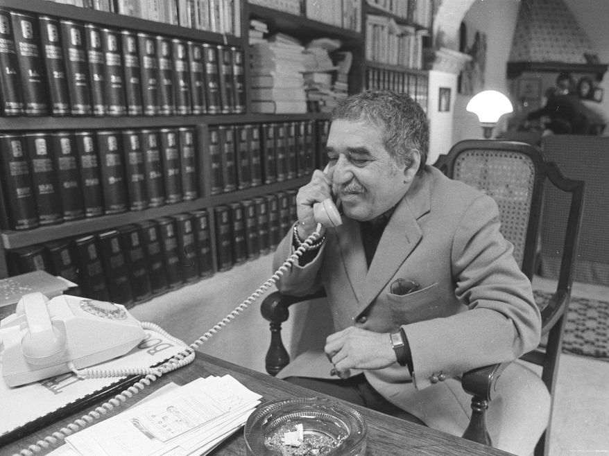 FILE - This undated file photo shows Nobel laureate Gabriel Garcia Marquez at an undisclosed location. The University of Texas on Wednesday, Dec. 10, 2014 refused to disclose what it paid for the archive of Colombian novelist and Nobel laureate Gabriel Garcia Marquez and said it will ask the state attorney general for permission to keep those details secret. The writer died on April 17, 2014. (AP Photo, File)