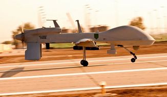 An MQ-1C Gray Eagle unmanned aircraft. (Image: U.S. Army)