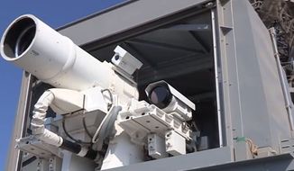 The Laser Weapon System (LaWS). (Image: U.S. Navy)
