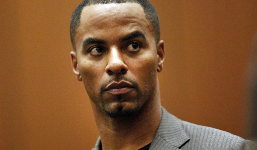 FILE - In this Feb. 20, 2014, file photo, former NFL safety Darren Sharper appears in Los Angeles Superior Court in Los Angeles. Sharper and two other men were indicted Friday, Dec. 12, 2014, on multiple rape allegations in New Orleans , adding to a list of charges and allegations the ex-player faces in several states. AP Photo/Los Angeles Times, Bob Chamberlin, Pool)