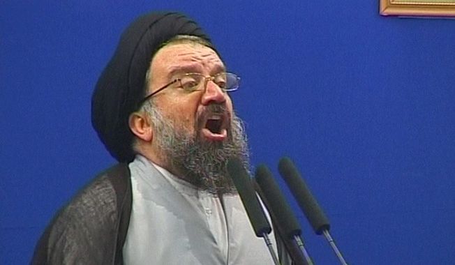 Iran&#x27;s Ayatollah Seyed Ahmad Khatami (Associated Press) **FILE**