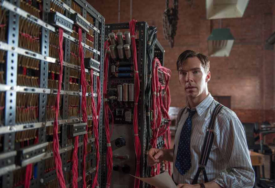 Benedict Cumberbatch stars as Alan Turing, a math professor and puzzle enthusiast, who helped to break the German code in World War II in &quot;The Imitation Game.&quot; (The Weinstein Company VIA THE ASSOCIATED PRESS)