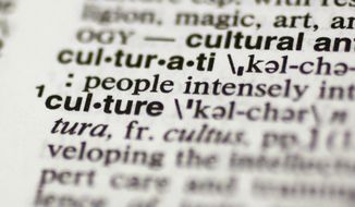 This Tuesday, Dec. 9, 2014 photo shows the word &amp;quot;culture&amp;quot; in the Merriam-Webster&#39;s Collegiate Dictionary, in New York. Merriam-Webster has named &amp;quot;culture&amp;quot; its 2014 word of the year. (AP Photo/Richard Drew)