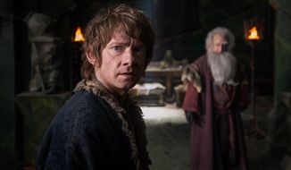 In this image released by Warner Bros. Pictures, Martin Freeman appears in a scene from the film, &amp;quot;The Hobbit: The Battle of the Five Armies.&amp;quot; (AP Photo/Warner Bros. Pictures, Mark Pokorny)