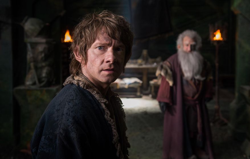 In this image released by Warner Bros. Pictures, Martin Freeman appears in a scene from the film, &amp;quot;The Hobbit: The Battle of the Five Armies.&amp;quot; (AP Photo/Warner Bros. Pictures, Mark Pokorny)