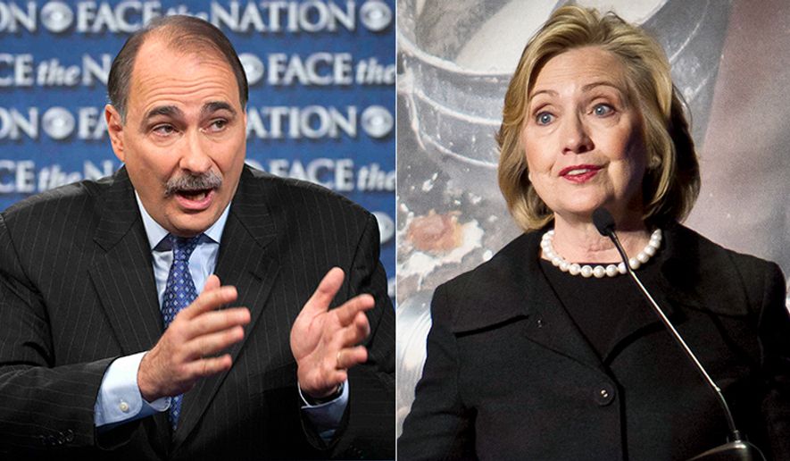David Axelrod, former adviser to President Obama and former Secretary of State Hillary Clinton. (AP photos)