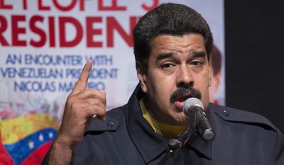 President Nicolas Maduro — the hand-picked successor to the late socialist Hugo Chavez — faces mounting international criticism for jailing opposition figures after months of street protests. (Associated Press)