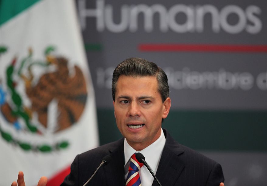 Mexican President Enrique Pena Nieto is under fire for doing little to uncover the whereabouts of 43 missing university students and facing accusations of cronyism. (Associated Press)