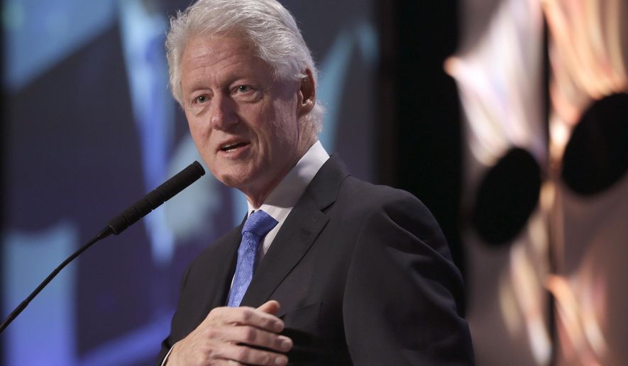 Former President Bill Clinton speaks Dec. 4, 2014, in Little Rock, Ark. (Associated Press) **FILE**