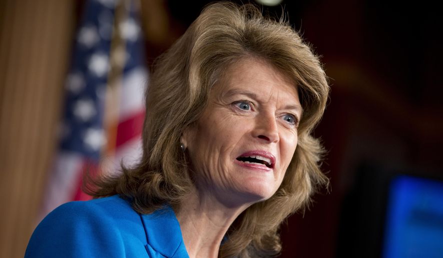 In this Feb. 4, 2013 file photo, Sen. Lisa Murkowski, R-Alaska speaks on Capitol in Washington. Republican senators poised to lead major committees when the GOP takes charge are intent on pushing back many of President Barack Obama&#39;s policies, setting up potential showdowns over environmental rules, financial regulations and national security.  (AP Photo/J. Scott Applewhite, File)