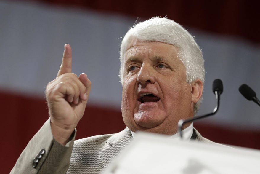 Rep. Rob Bishop, R-Utah, speaks in Sandy, Utah, in this April 26, 2014, file photo. (AP Photo/Rick Bowmer, File)