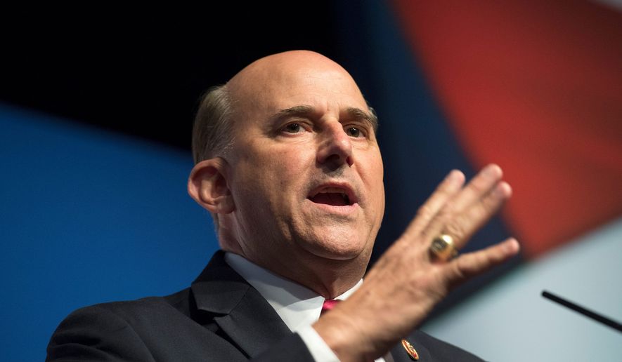 Rep. Louie Gohmert, Texas Republican, took to the talk shows over the weekend to make known his intentions to challenge Speaker of the House John A. Boehner for his perch. Rep. Ted S. Yoho also announced plans to do the same. (Associated Press)