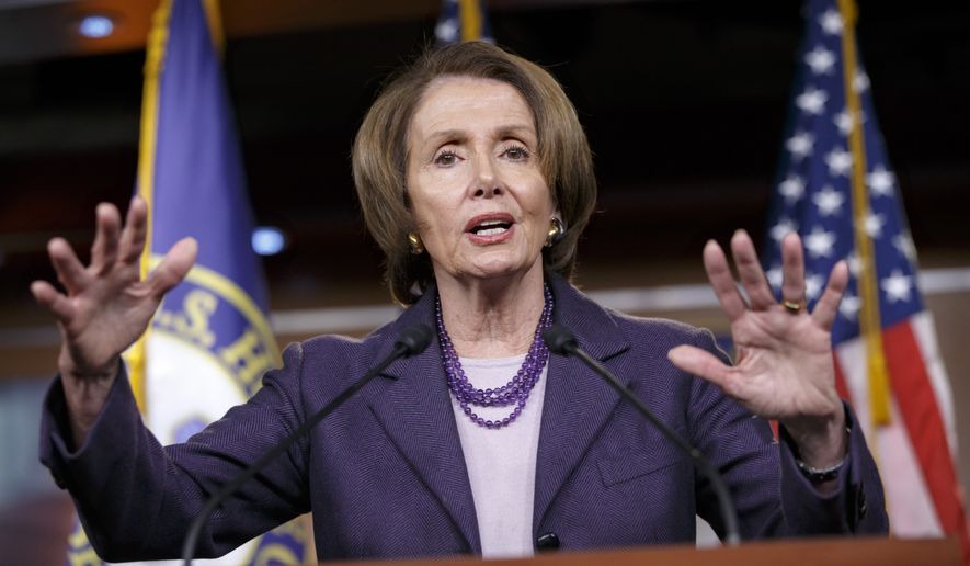 House Minority Leader Nancy Pelosi, California Democrat and staunch defender of the health care law, is firmly opposed to the measure. &quot;This will be the 54th time the GOP votes to repeal or undermine the Affordable Care Act, and Leader Pelosi is against the bill,&quot; spokesman George Evangeline said. (Associated Press)
