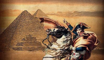 Napoleon in Egypt Illustration by Greg Groesch/The Washington Times