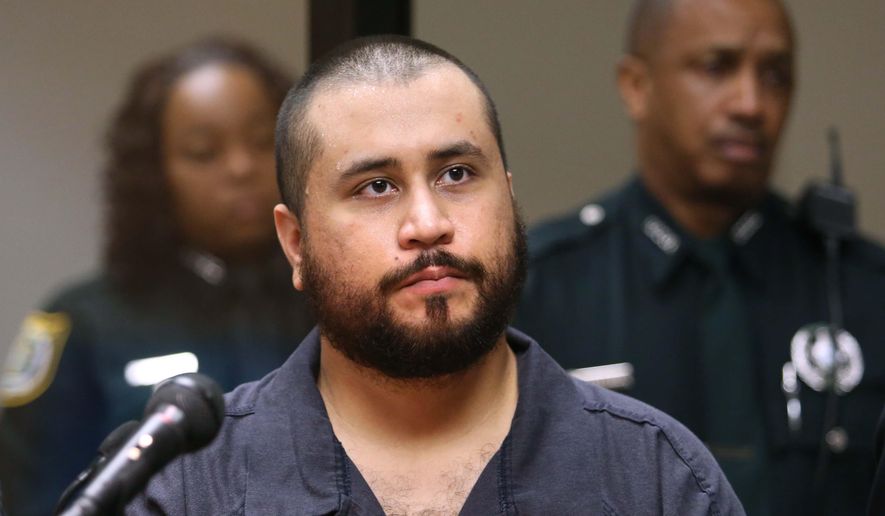 In this Tuesday, Nov. 19, 2013, file photo, George Zimmerman listens in court, in Sanford, Fla., during his hearing on charges including aggravated assault stemming from a fight with his girlfriend. (AP Photo/Orlando Sentinel, Joe Burbank, Pool, File)