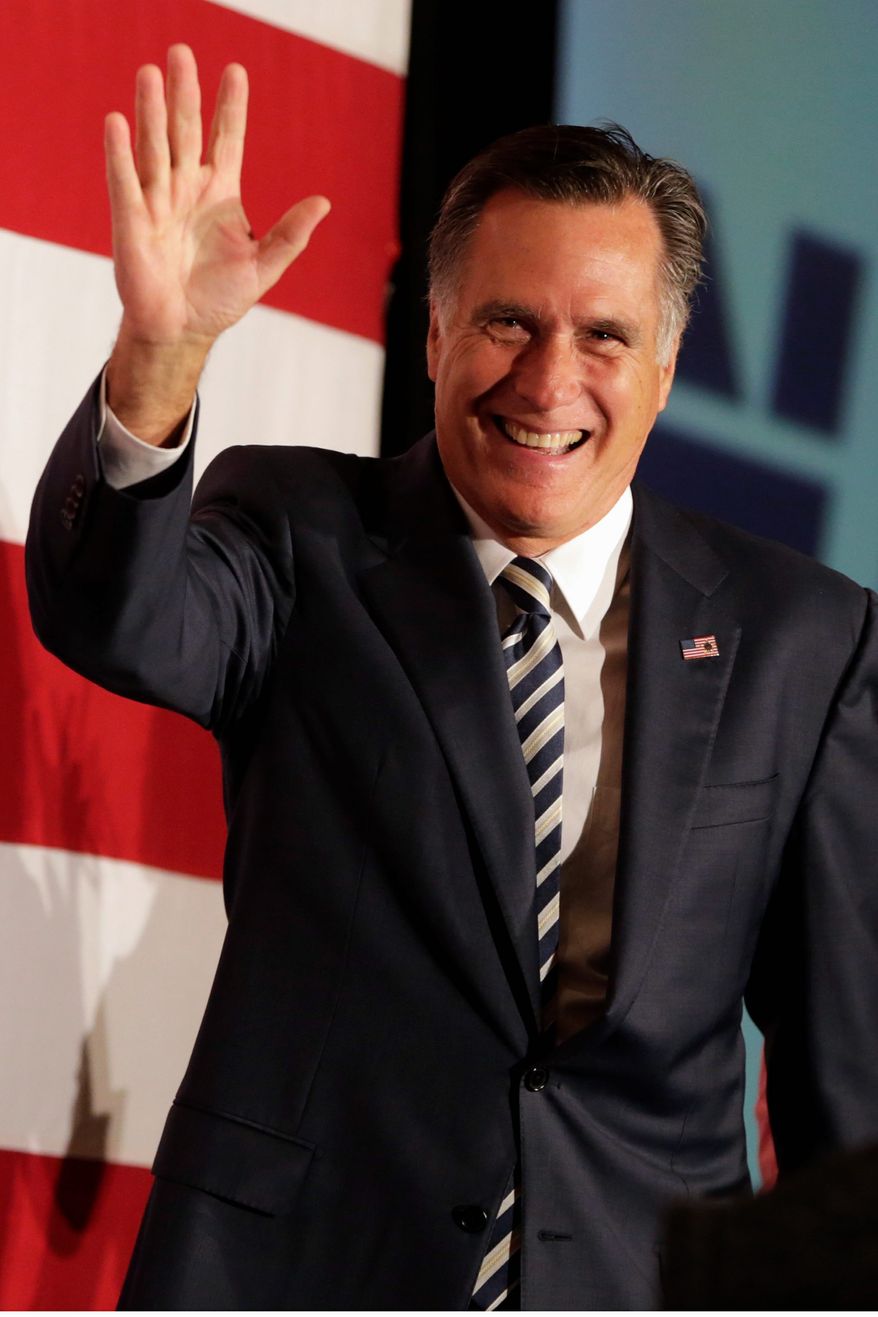 Former Republican presidential contender Mitt Romney met with donors Friday, which was seen as a signal that he&#x27;s ready to compete for the big donors and the key fundraisers who power the establishment wing of the GOP. (Associated Press)