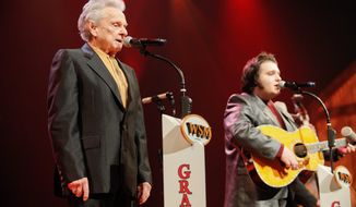 Ralph Stanley 87, is a Virginia-bred bluegrass icon whose music has influenced a flood of successful musicians over the years, but his brand seems to be losing fans and record sales to younger, sure-fire country hit makers: the formulaic mashups. (Associated Press)
