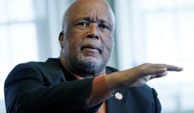 Rep. Bennie Thompson, Mississippi Democrat, reminded the GOP that funding the Department of Homeland Security is crucial in the wake of last week&#39;s Paris shootings.  (Associated Press)