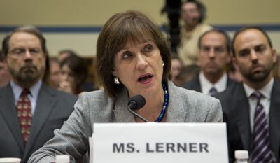 The tea party targeting scandal exploded onto front pages in May 2013 after Lois G. Lerner, head of a division charged with scrutinizing applications for tax-exempt status, planted a question at a law forum so she could break news of the activity. (Associated Press)