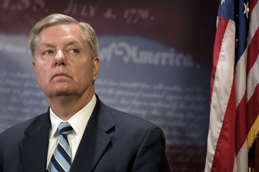 Sen. Lindsey Graham, South Carolina Republican and an outspoken critic of Mr. Obama&#x27;s foreign policy, said additional sanctions would reinforce rather than undermine the U.S. bargaining position with Iran. (Associated Press)