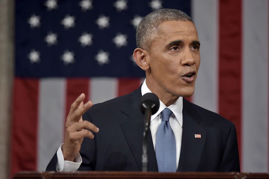 President Obama has now issued veto threats in three of his State of the Union addresses. (Associated Press)