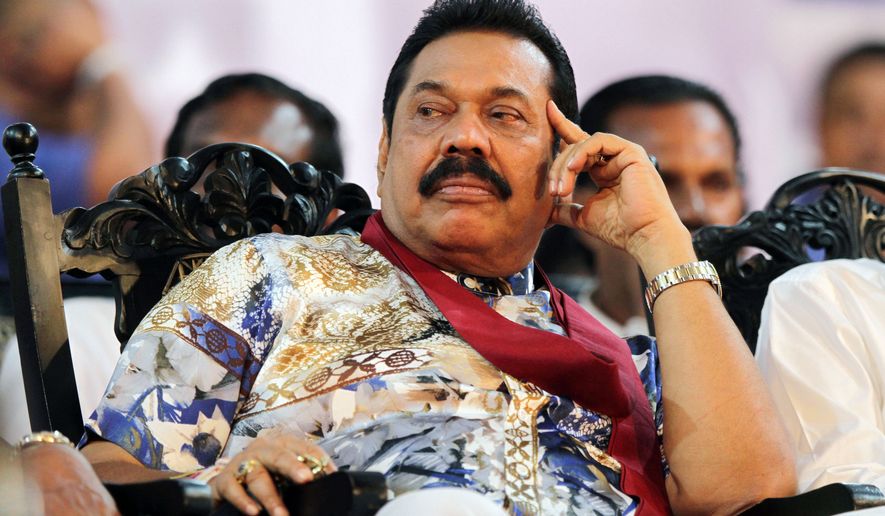 Sri Lankan President Mahinda Rajapaksa lost the election to opposition leader Maithripala Sirisena.  (AP Photo/Sanka Gayashan, File)