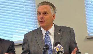 Virginia Gov. Terry McAuliffe on Monday announced an additional $136 million in state revenue as a result of a final midsession analysis. (AP Photo/The Progress-Index, Patrick Kane)   