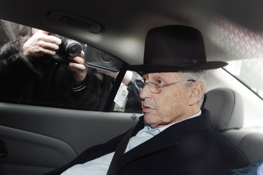 In this Jan. 22, 2015 file photo, New York Assembly Speaker Sheldon Silver is transported by federal agents to federal court in New York. Even after his arrest on federal corruption charges, Silver remains one of the most powerful politicians in New York.(AP Photo/Mark Lennihan, File)
