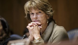 Sen. Lisa Murkowski, Alaska Republican and chairwoman of the Senate Committee on Energy and Natural Resources (Associated Press) **FILE**