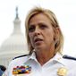 Metropolitan Police Chief Cathy L. Lanier said that even before decriminalization took effect, police did not actively pursue many marijuana possession charges. &quot;Officers for the last 20 years have avoided possession of marijuana arrests because they&#39;ve not been prosecuted for many, many years,&quot; Chief Lanier said. (Associated Press) ** FILE **