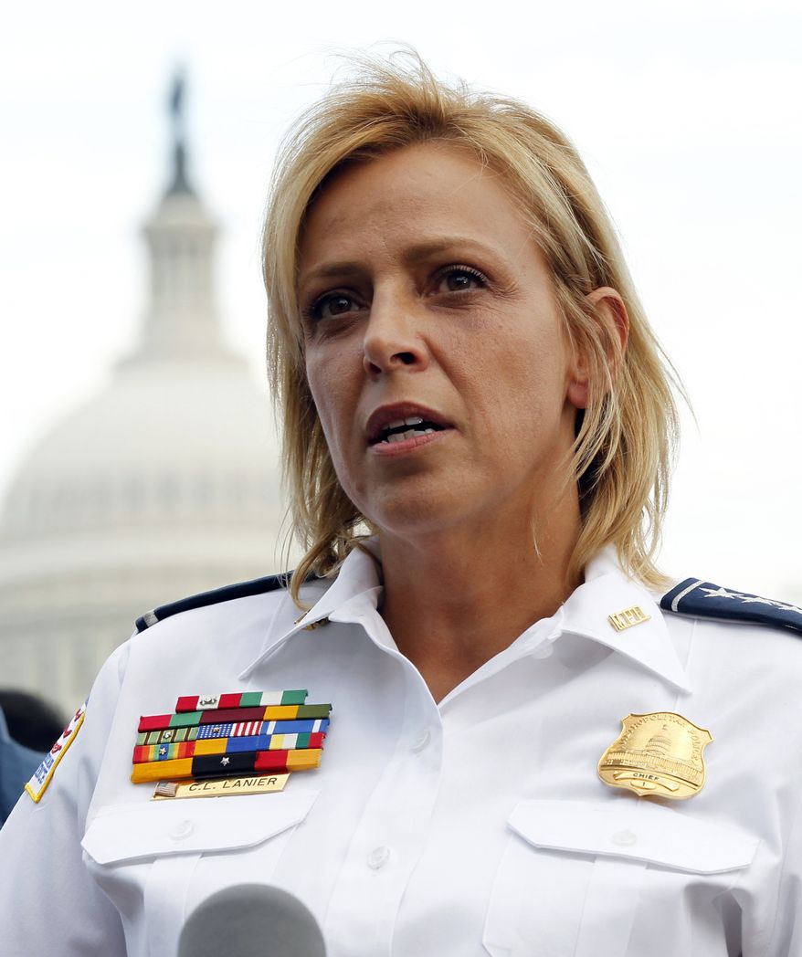 Metropolitan Police Chief Cathy L. Lanier said that even before decriminalization took effect, police did not actively pursue many marijuana possession charges. &quot;Officers for the last 20 years have avoided possession of marijuana arrests because they&#39;ve not been prosecuted for many, many years,&quot; Chief Lanier said. (Associated Press) ** FILE **