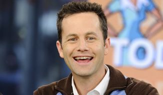 In this photo provided by NBC Universal, actor Kirk Cameron co-hosts on NBC&#39;s &quot;Today&quot; show as part of Hollywood Heartthrobs week, in New York, on Tuesday, March 16, 2010. (AP Photo/NBC, Peter Kramer)