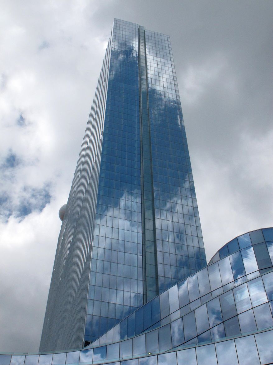 This May 10, 2012 photo shows the former Revel Casino Hotel in Atlantic City, N.J. The casino, which closed on Sept. 2, 2014, is getting a big tax break for 2015. A settlement made public on Wednesday, Jan. 28, 2015, lowers Revel's tax assessment from $625 million to $225 million. It is to be sold to a Florida developer early next month. (AP Photo/Wayne Parry)