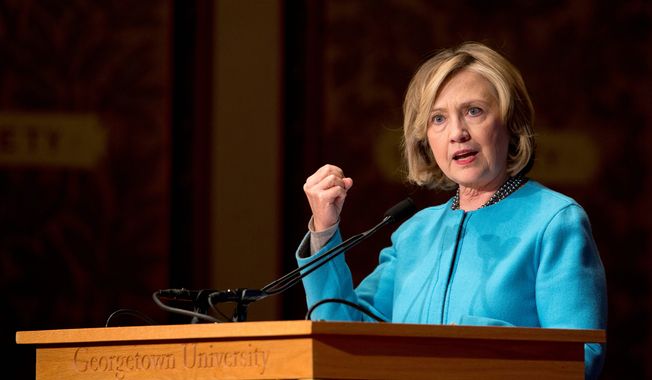 Hillary Rodham Clinton is likely to face questions over whether she had an adequate plan for Libya in 2011 and whether her efforts led to the Benghazi tragedy a year later. (Associated Press)