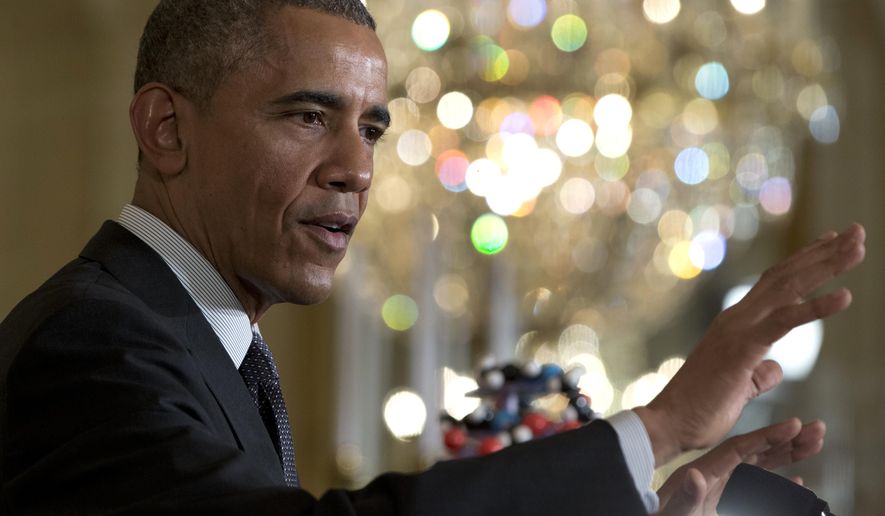 President Obama said that 99.9 percent of Muslims are peace-loving.  (AP Photo/Carolyn Kaster, File)