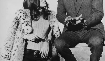 Actor George Lazenby and actress Diana Rigg experienced the Schilthorn firsthand during shooting of the James Bond film &quot;On Her Majesty&#39;s Secret Service.&quot; (Associated Press)