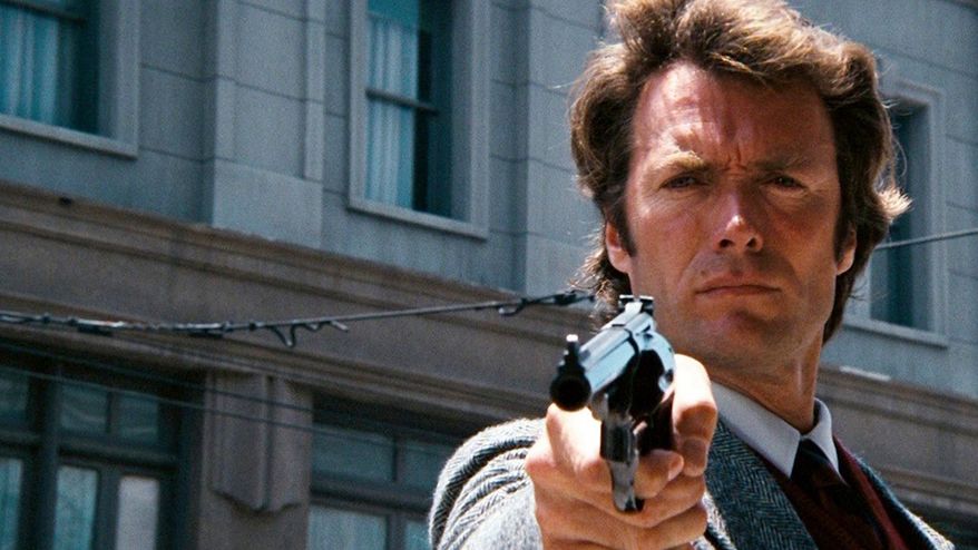 The Smith &amp; Wesson Model 29 is a six-shot, double-action revolver chambered for the .44 Magnum cartridge and manufactured by the U.S. company Smith &amp; Wesson. It was made famous by - and is still most often associated with - the fictional character &quot;Dirty Harry&quot; Callahan from the Dirty Harry series of films starring Clint Eastwood.