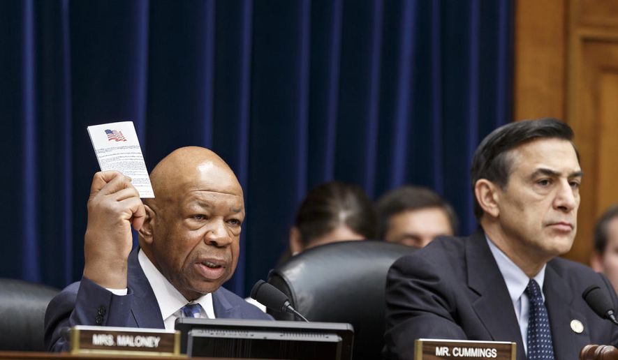 Reps. Darrell Issa of California and Elijah Cummings of Maryland have introduced bipartisan legislation that will better the Freedom of Information Act process, and foster &quot;openess&quot; in America. (AP Photo)