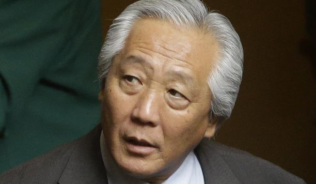 In this Feb. 3, 2015 photo, Clearfield Republican Rep. Curtis Oda appears on the house floor at the Utah State Capitol, in Salt Lake City. Oda has revived a bill that would allow adults 21 and over to carry a concealed, unloaded gun without a permit, a proposal that Republican Gov. Gary Herbert vetoed two years ago and may reject again. (AP Photo/Rick Bowmer)